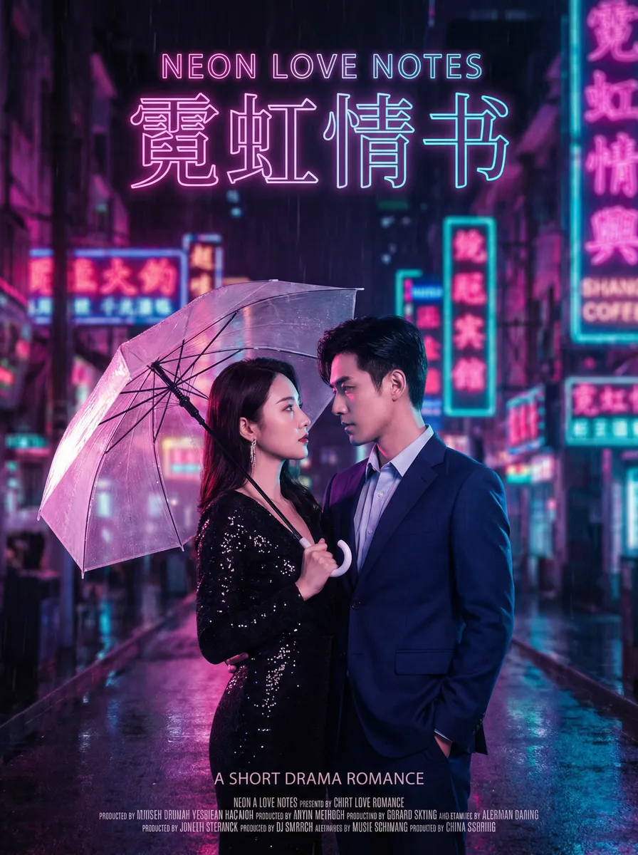 女才男貌 热播都市爱情短剧 - 霓虹情书海报